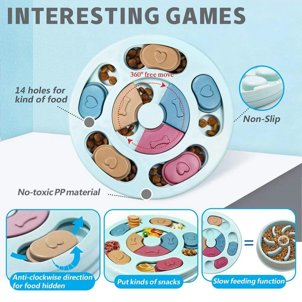 IQ Boost Pet Puzzle Feeder - KCShopping