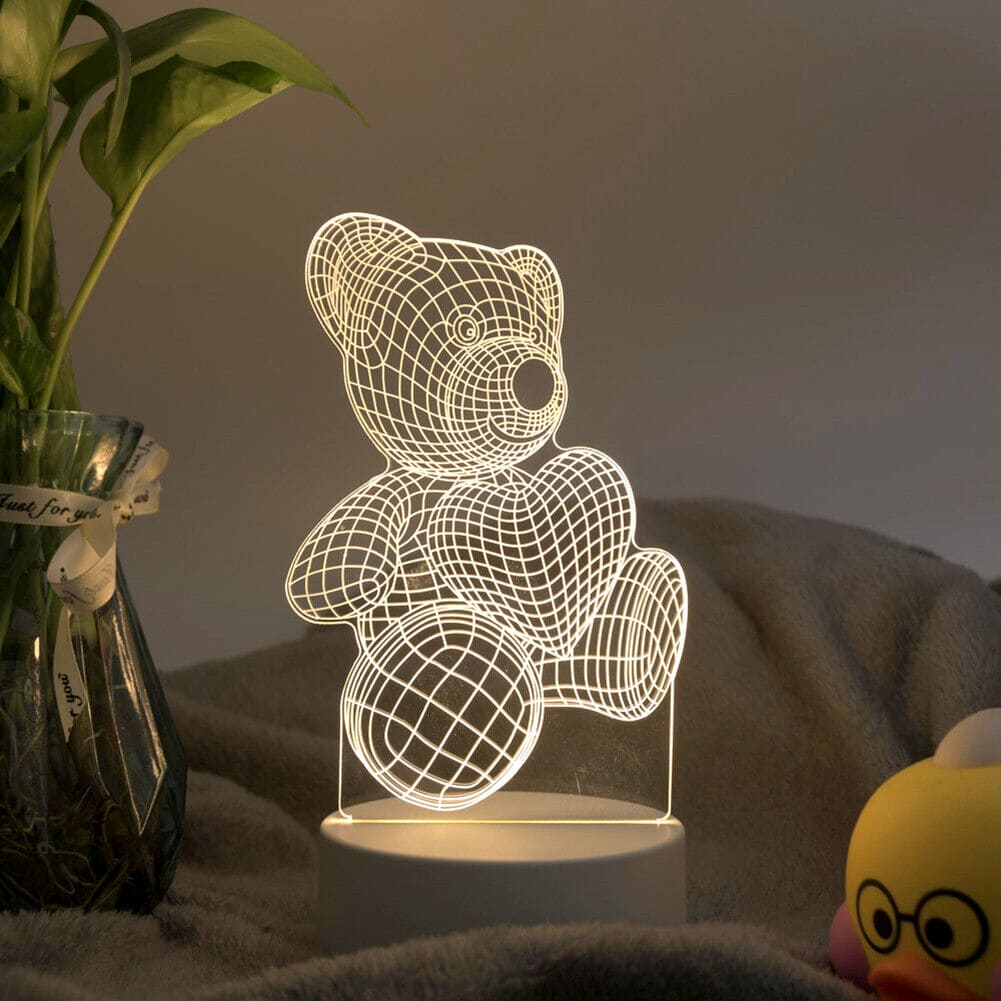 3D Bear Night Lamp - KCShopping