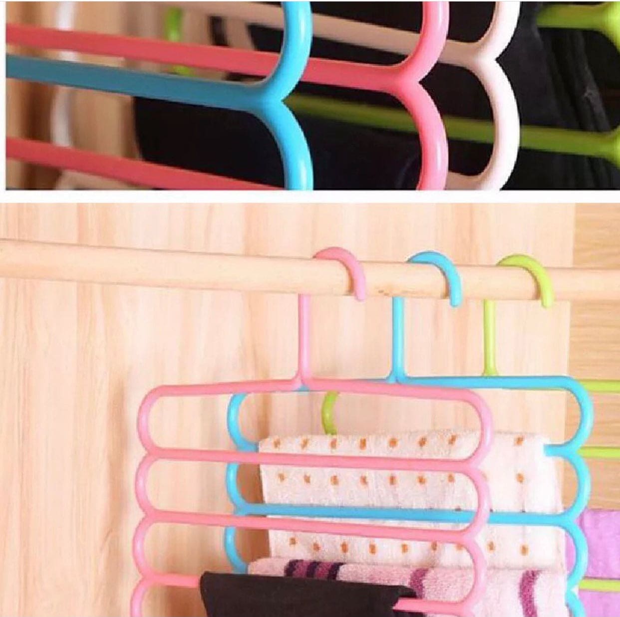 Rainbow Space Saver Hanger - KCShopping