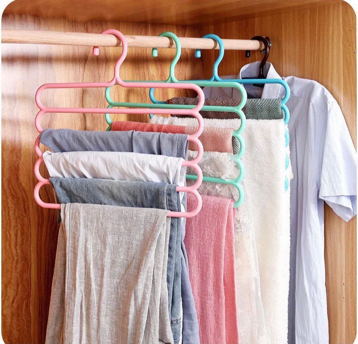 Rainbow Space Saver Hanger - KCShopping