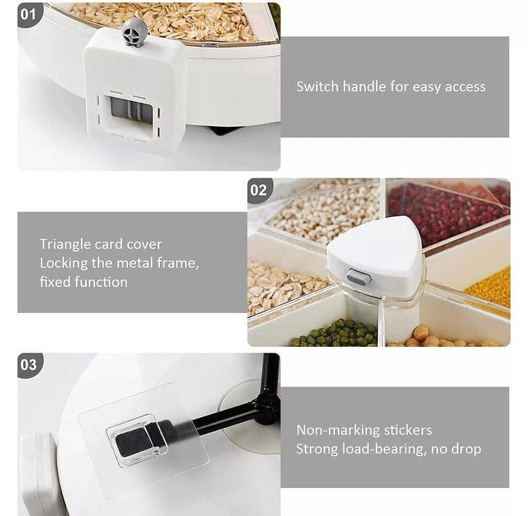 Space-Saving Wall Cereal Keeper - KCShopping
