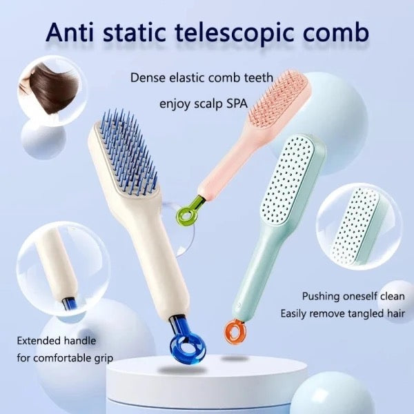 Magic Self-Cleaning Hair Brush - KCShopping