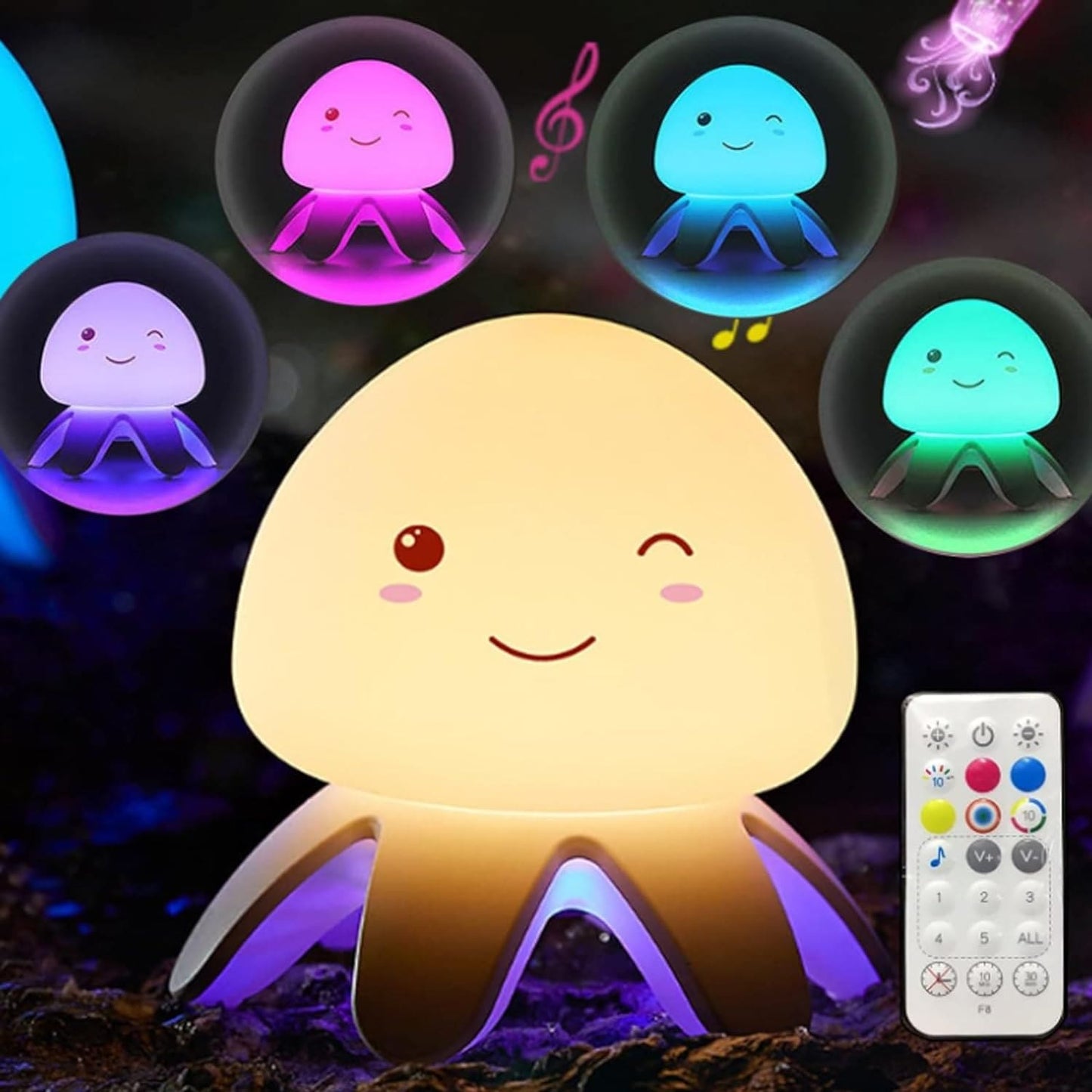 Magical Jellyfish Night Light - KCShopping