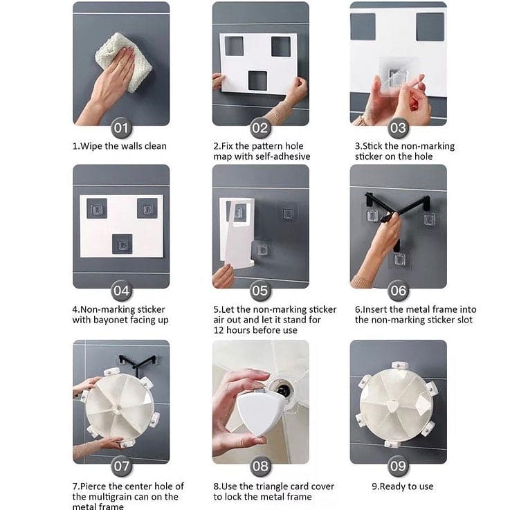 Space-Saving Wall Cereal Keeper - KCShopping