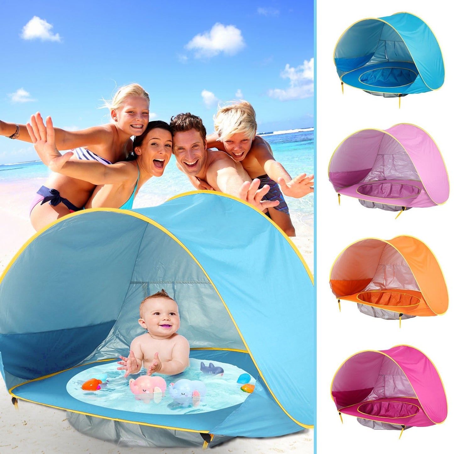 SunnyTots Waterproof Beach Playpen