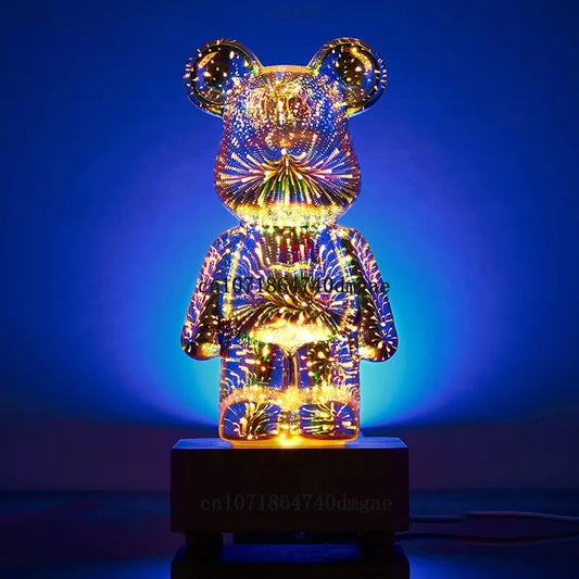 Enchanting Rainbow Fireworks Bear - KCShopping