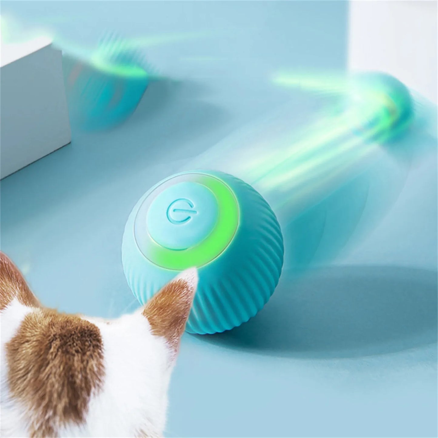 Stimulo-Cat: Auto-Rolling Playmate Ball - KCShopping