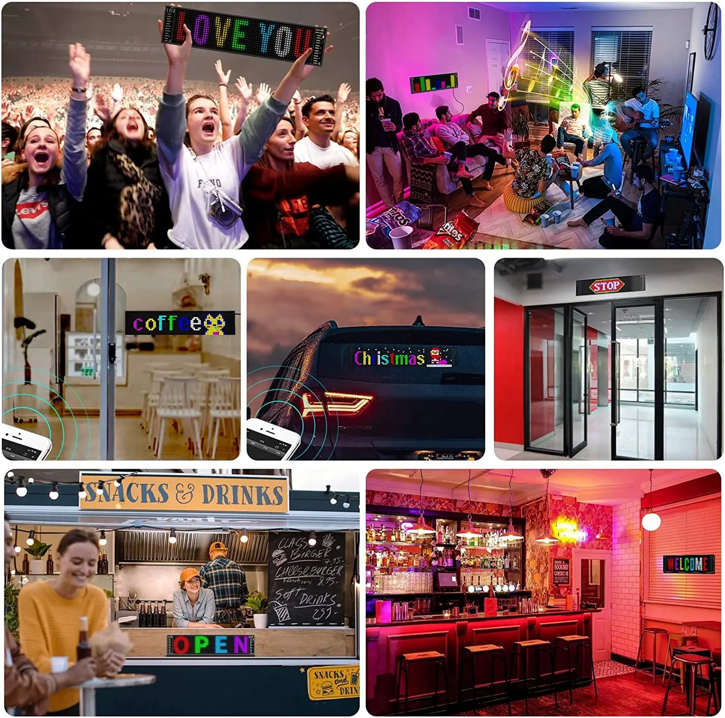 FlexiBright Matrix: Colorful LED Creativity - KCShopping