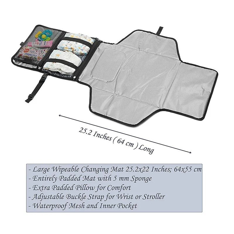 Baby on-the-go: Waterproof Changing Mat - KCShopping