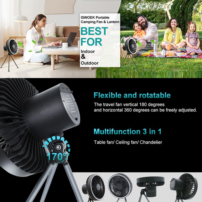 Tragbarer Campingventilator
