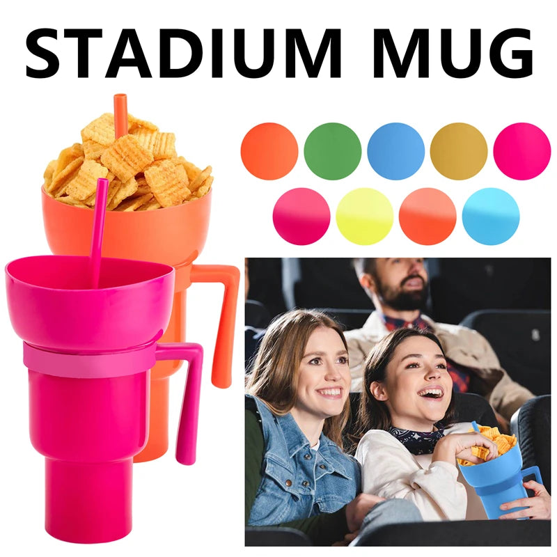 SnackWave Duo: Sip & Snack Genius Cup - KCShopping