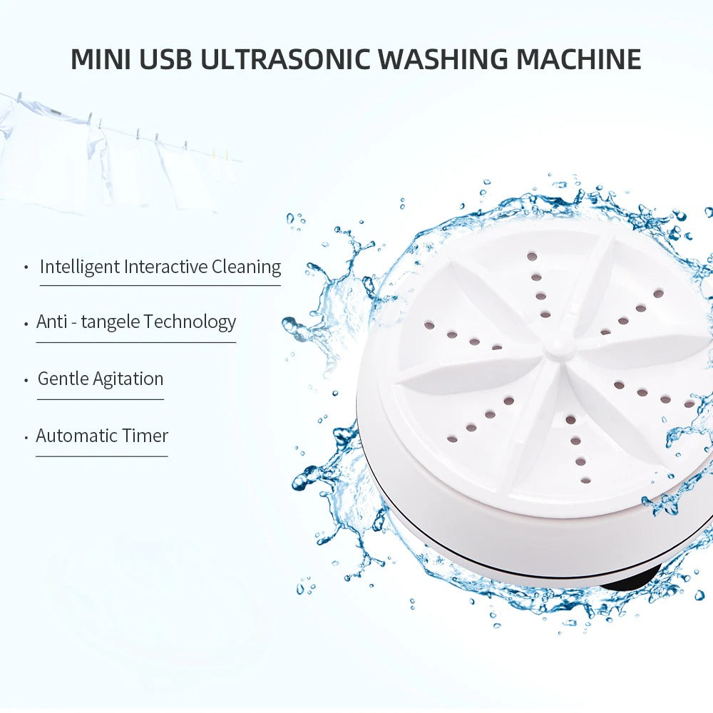 Portable Ultrasonic Washing Machine - KCShopping