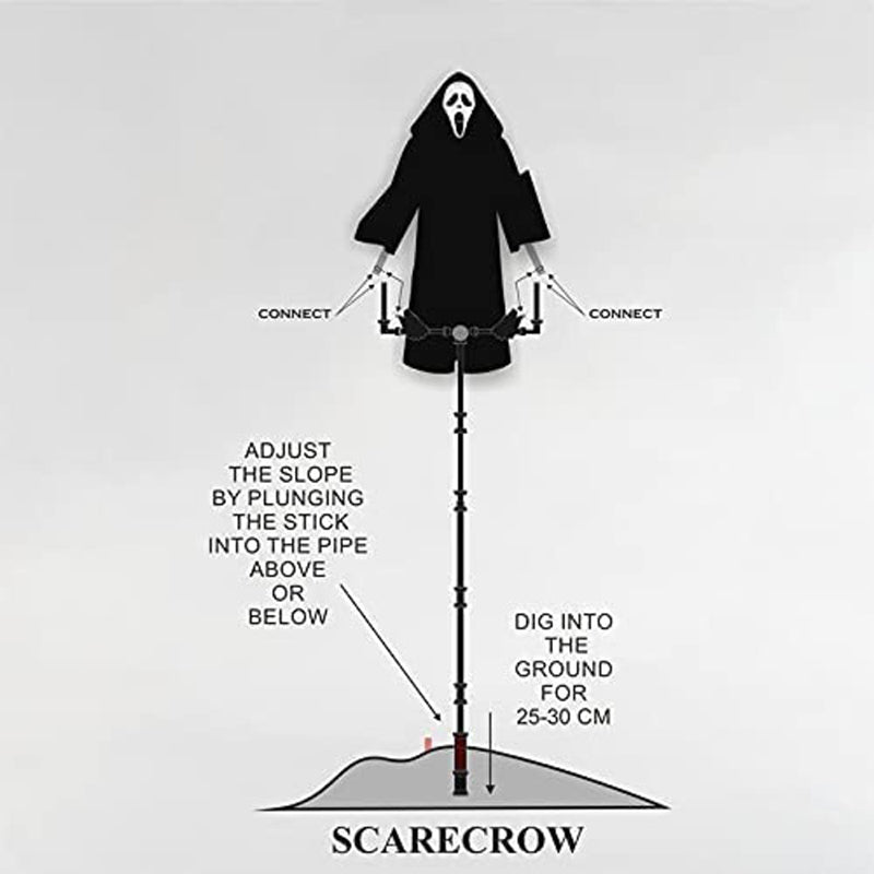 Garden Ghostface Scarecrow - KCShopping