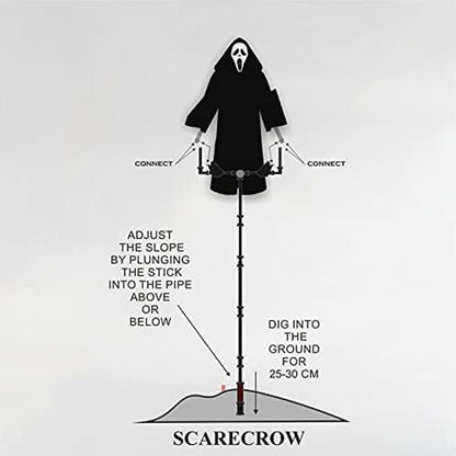 Garden Ghostface Scarecrow - KCShopping