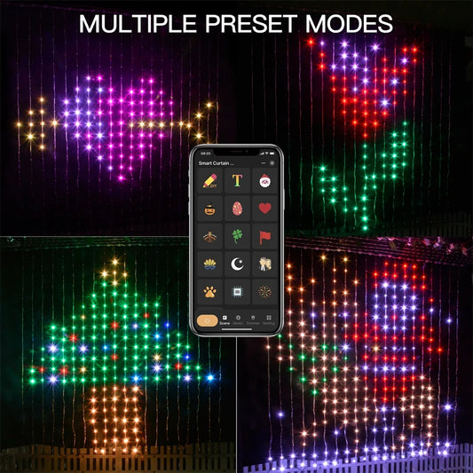 Lumières de synchronisation de rideaux LED ColorWaves 