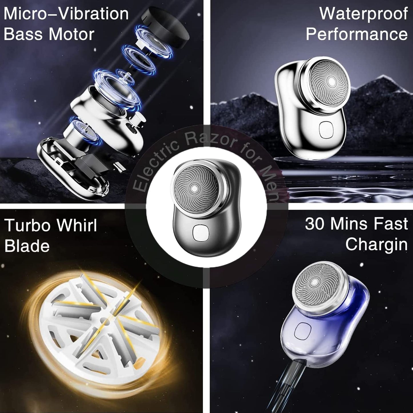 Mini Portable Electric Shaver - KCShopping
