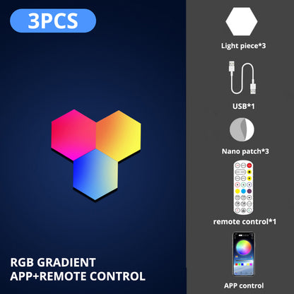 RGB WIFI LED Hexagon Licht Innenwandleuchte