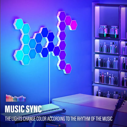 RGB WIFI LED Hexagon Licht Innenwandleuchte