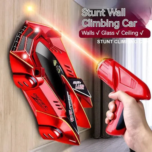 Gravity Defying Laser-Guided RC Car