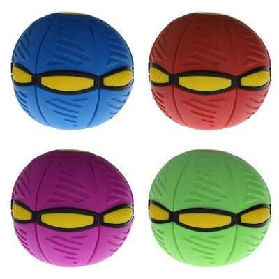 Boule volante à disque plat UFO avec lumière LED et musique Boule volante magique