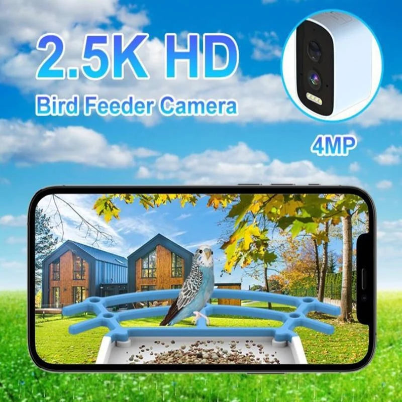 Smart Solar Bird Feeder with Camera - KCShopping