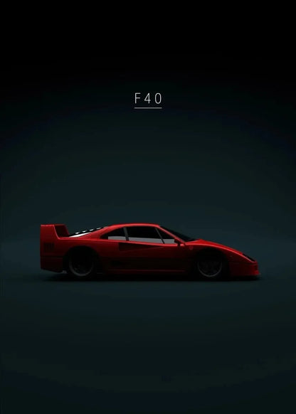 Supercar Wall Art Print