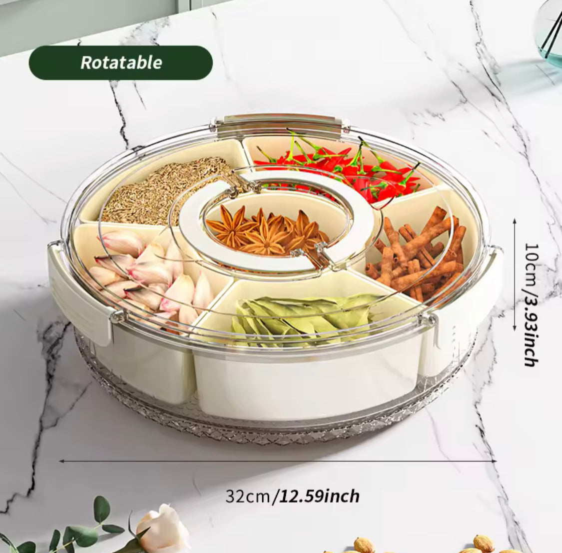 Smart Spin Kitchen Organizer - KCShopping
