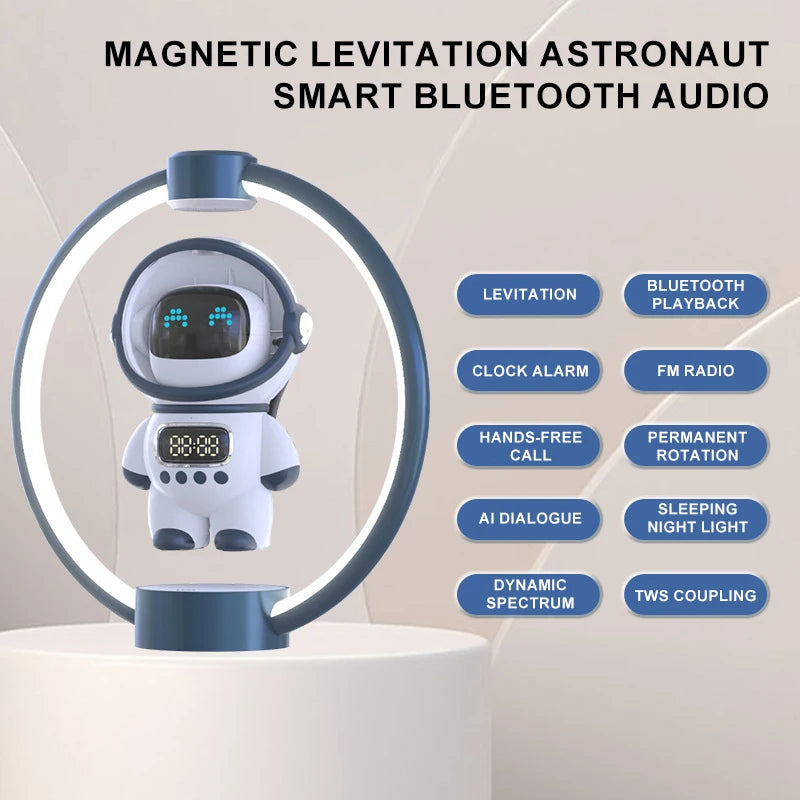 Levitating Astronaut Speaker Lamp - KCShopping