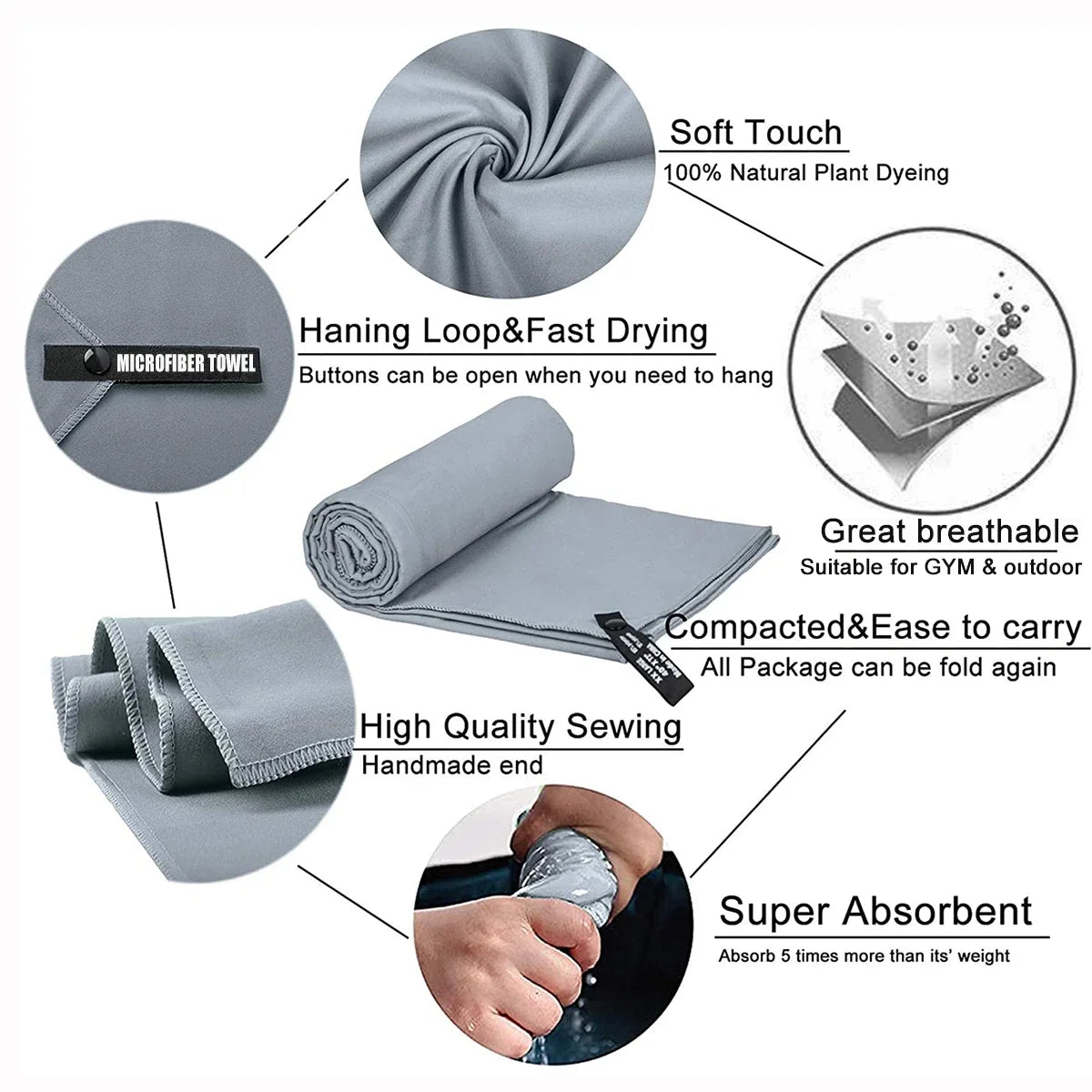 QuickDry Sporthandtuch 