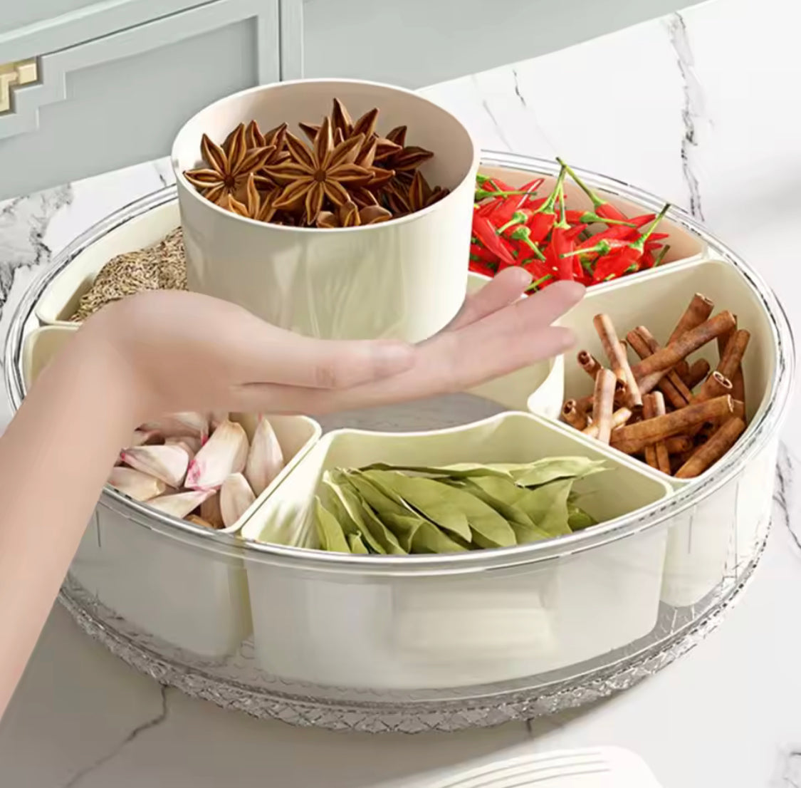 Smart Spin Kitchen Organizer - KCShopping