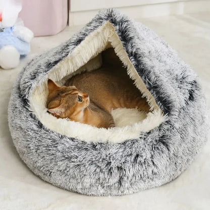 Snuggle Haven Plush Pet Bed - KCShopping