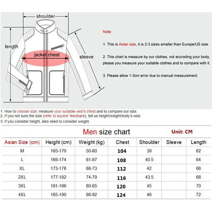 Gilet chauffant en graphène 