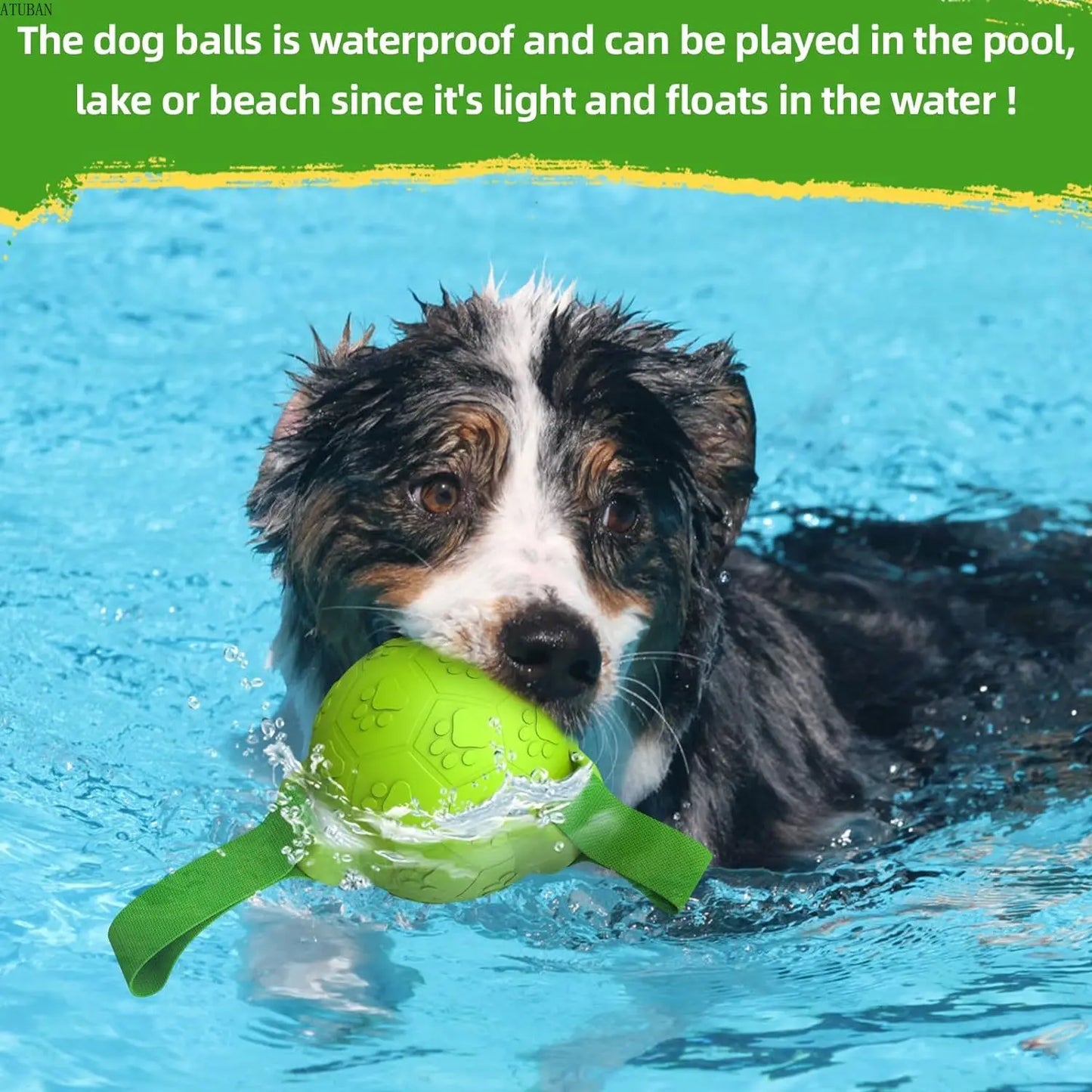 Durable Interactive Dog Soccer Ball - KCShopping
