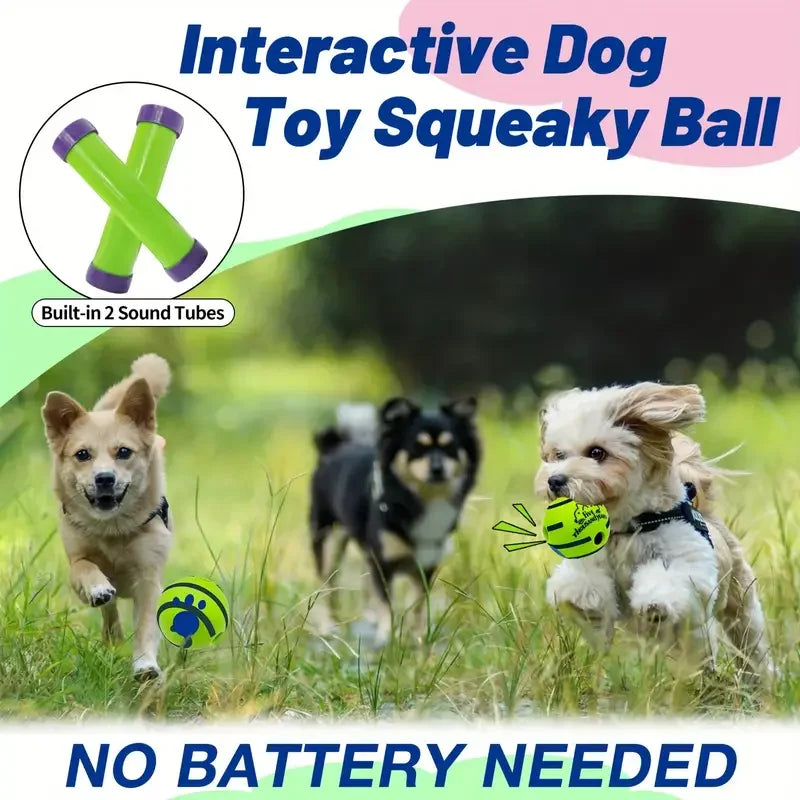Giggle Squeak Dog Fun Ball - KCShopping