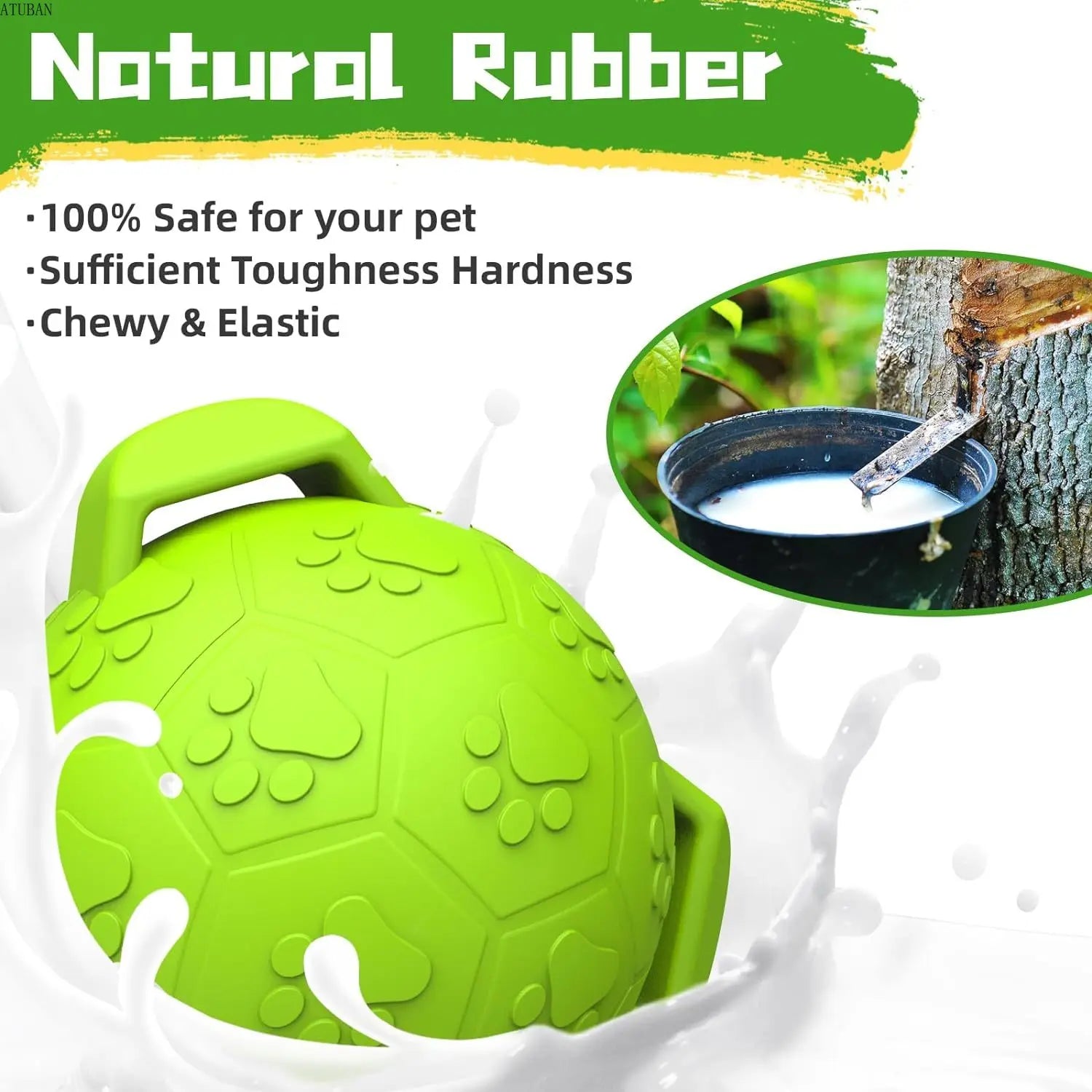 Durable Interactive Dog Soccer Ball - KCShopping