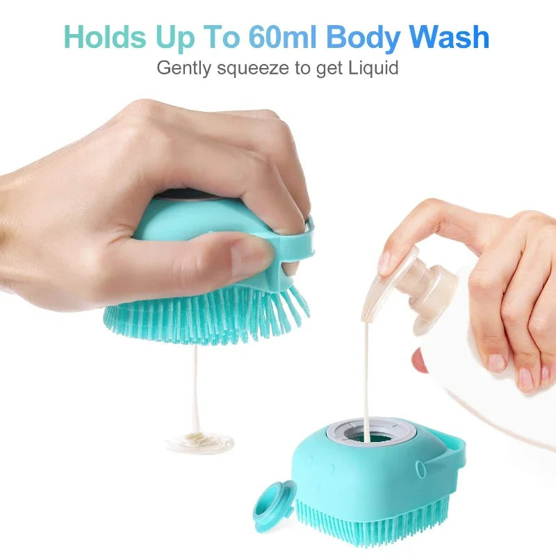Pet Bath Silicone Brush - KCShopping