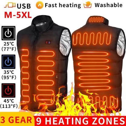 Gilet chauffant en graphène 