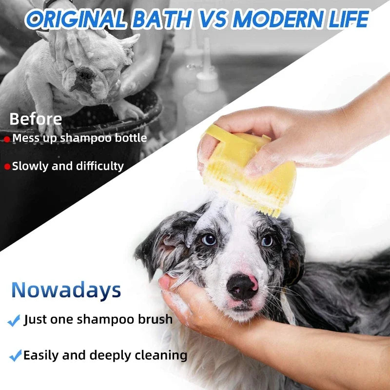 Pet Bath Silicone Brush - KCShopping