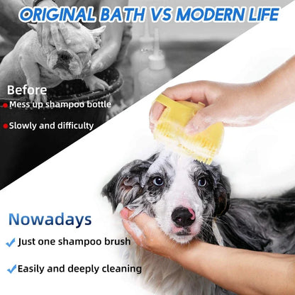 Pet Bath Silicone Brush - KCShopping
