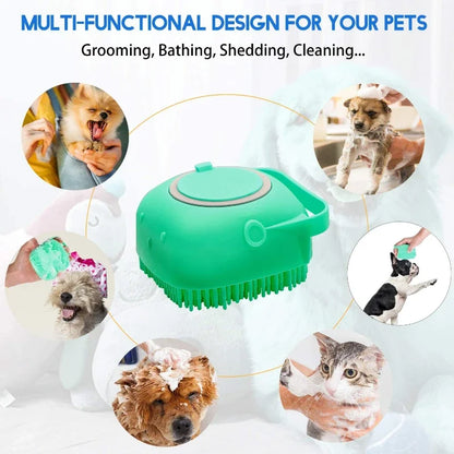 Pet Bath Silicone Brush - KCShopping