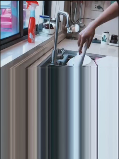 Reinigen Sie mühelos jede Oberfläche mit unserem tragbaren Mini-Schwammmopp