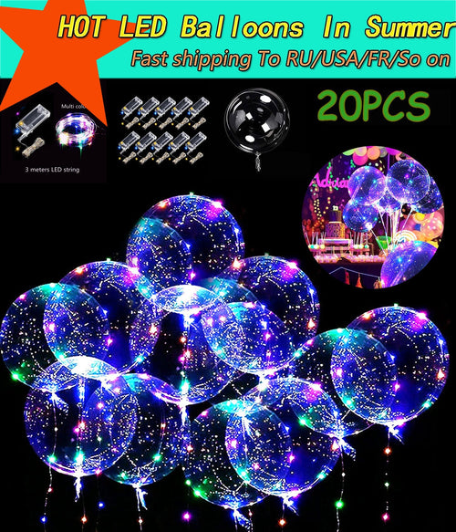 Ballons Bobo à guirlande lumineuse Luminary 