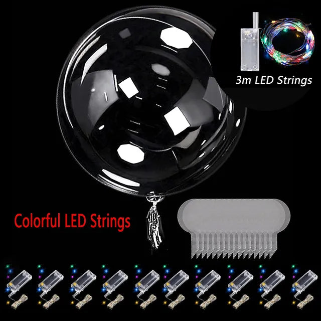 Luminary Light-String Bobo Balloons - KCShopping