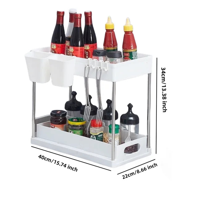 SpaceSaver Pro Under-Sink Organizer - KCShopping