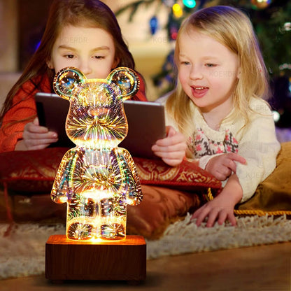 Enchanting Rainbow Fireworks Bear - KCShopping