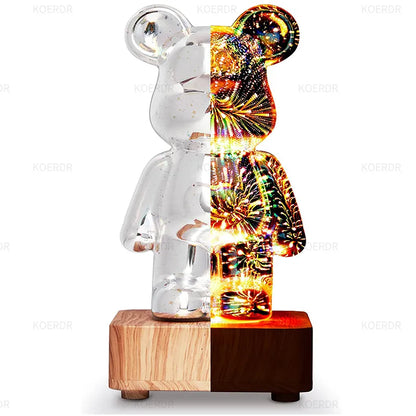 Enchanting Rainbow Fireworks Bear - KCShopping