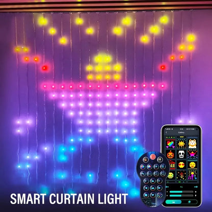 ColorWaves LED-Vorhang-Synchronisationslichter 