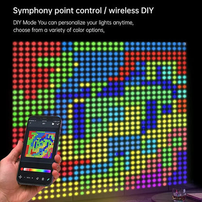 ColorWaves LED-Vorhang-Synchronisationslichter 