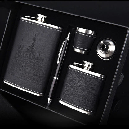 SleekSip Stainless Steel Flask Set - KCShopping