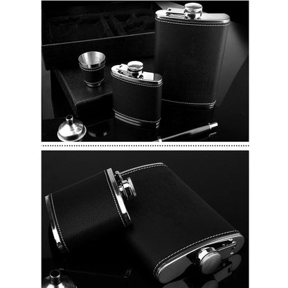 SleekSip Stainless Steel Flask Set - KCShopping